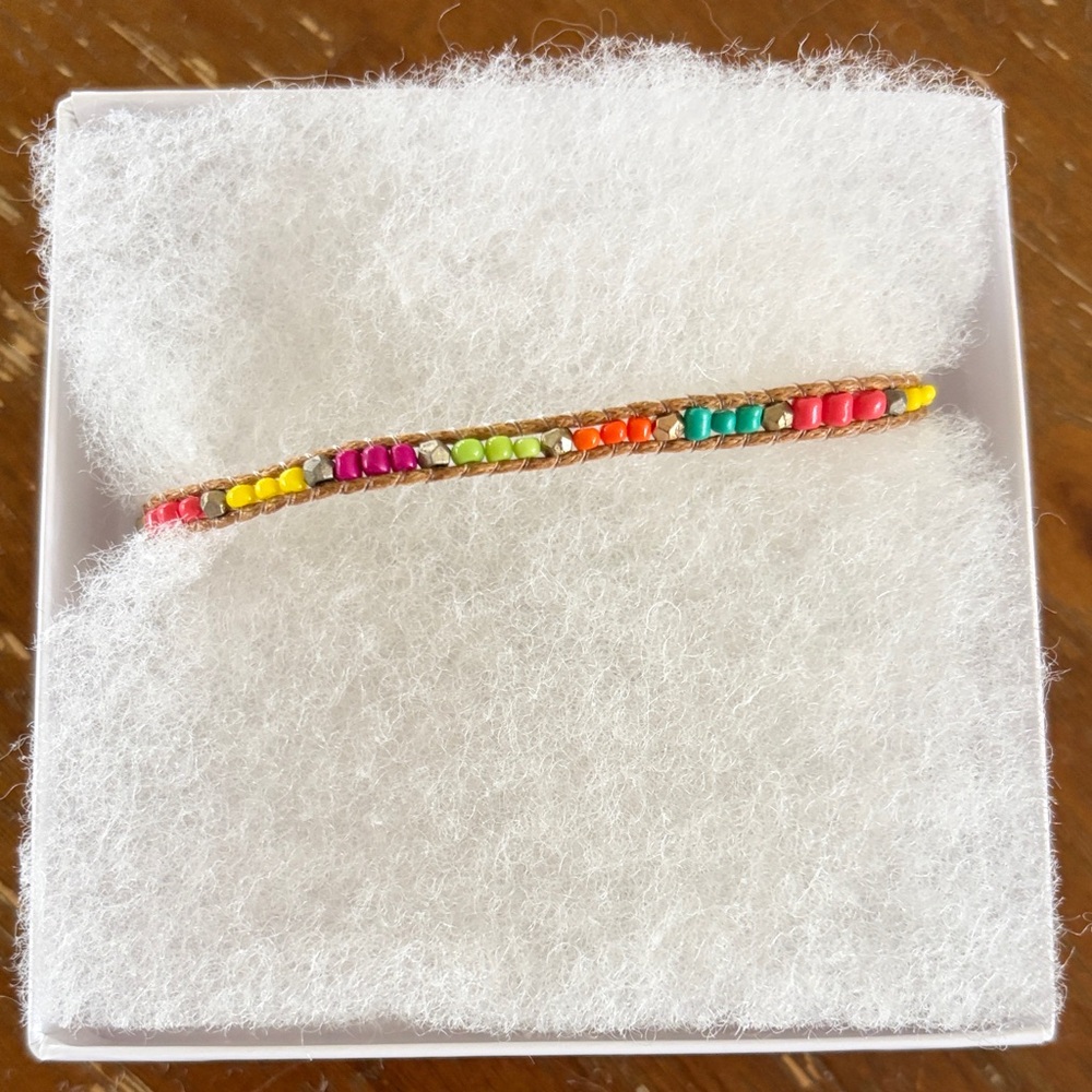 lotus and luna beaded bracelet